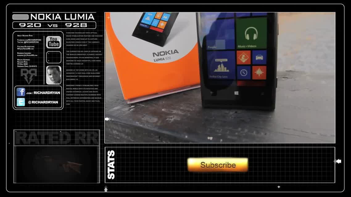 Nokia Lumia 928 vs 920 vs AK47 - Tech Assassin - RatedRR Slow Motion Camera