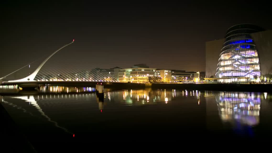 Dublin Time Lapse - Night 2014 (D14) HD