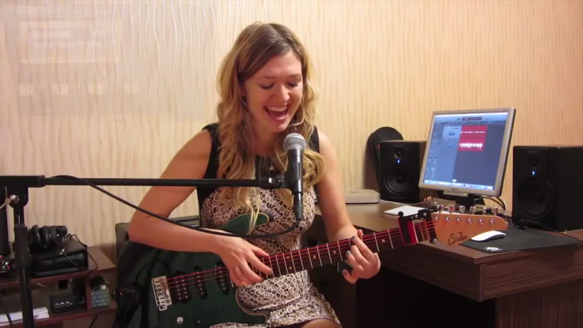 Stupid Cupid (cover by Polina Sedova) Roland GR-55